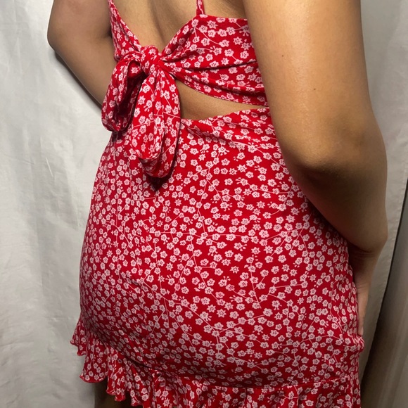 Summer Beach Shein Red Dress - Picture 2 of 4